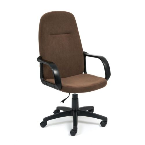 Кресло компьютерное Tetchair LEADER флок коричневый